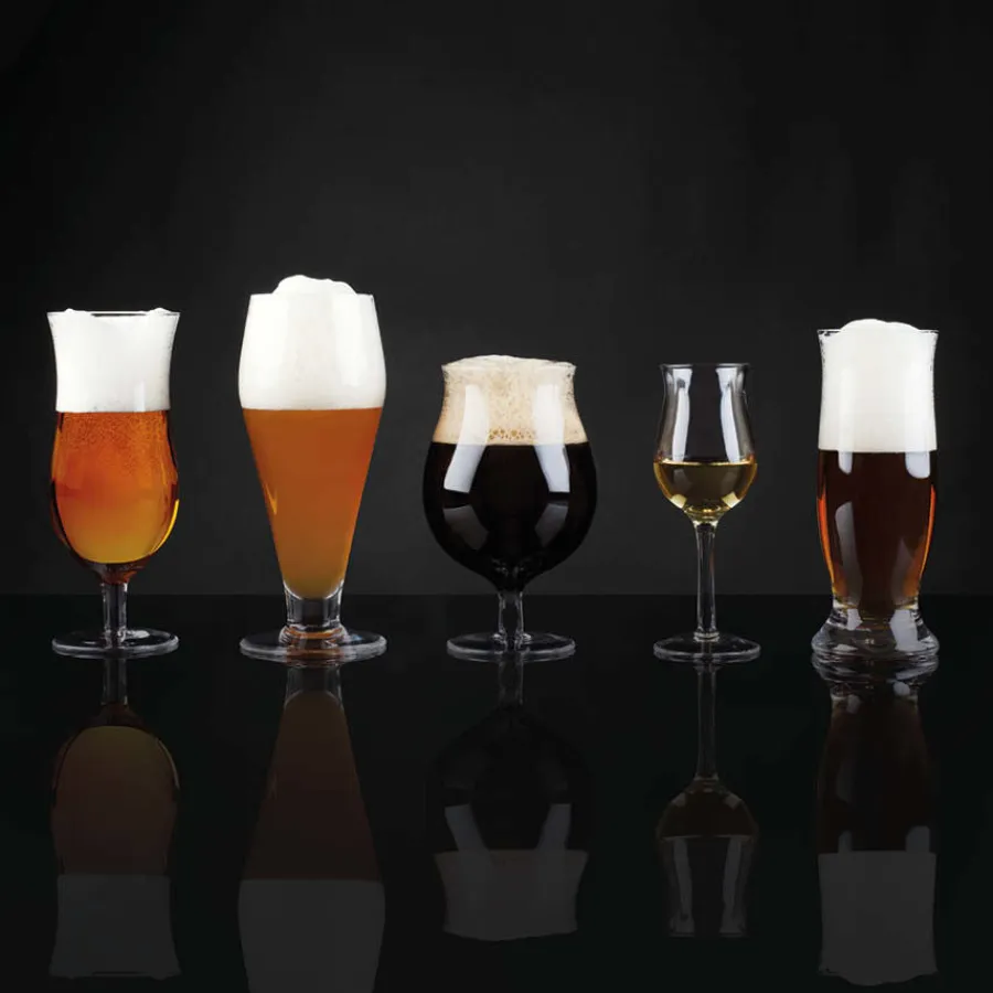 HADELAND GLASSVERK AS Drammeglass|Ølglass-AUGUSTIN DRAM 14 CL 6 STK Klar
