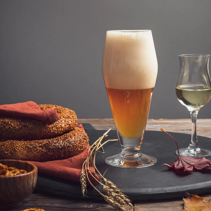 HADELAND GLASSVERK AS Drammeglass|Ølglass-AUGUSTIN DRAM 14 CL 6 STK Klar