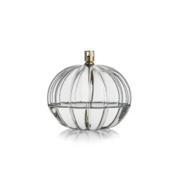 HADELAND GLASSVERK Oljelamper-AURORA OLJELAMPE OPTIKK RUND 14 CM KLAR