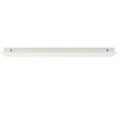 HADELAND GLASSVERK AS Taklamper|Baldakiner-BALDAKIN HVIT REKTANGULÆR 1250X200MM 9-HULL