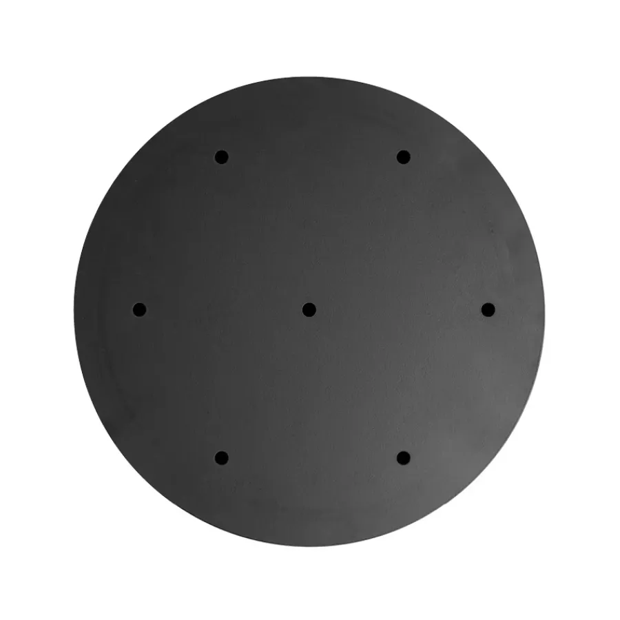 HADELAND GLASSVERK AS Taklamper|Baldakiner-BALDAKIN RUND Ø340MM 7 HULL Sort