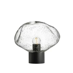 HADELAND GLASSVERK Bordlamper|Bordlamper-CRYSTAL STONE BORDLAMPE KLAR M/SODA