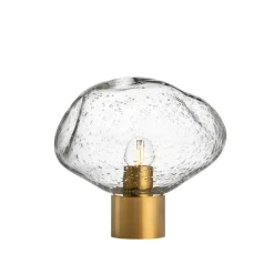HADELAND GLASSVERK Bordlamper|Bordlamper-CRYSTAL STONE BORDLAMPE KLAR M/SODA