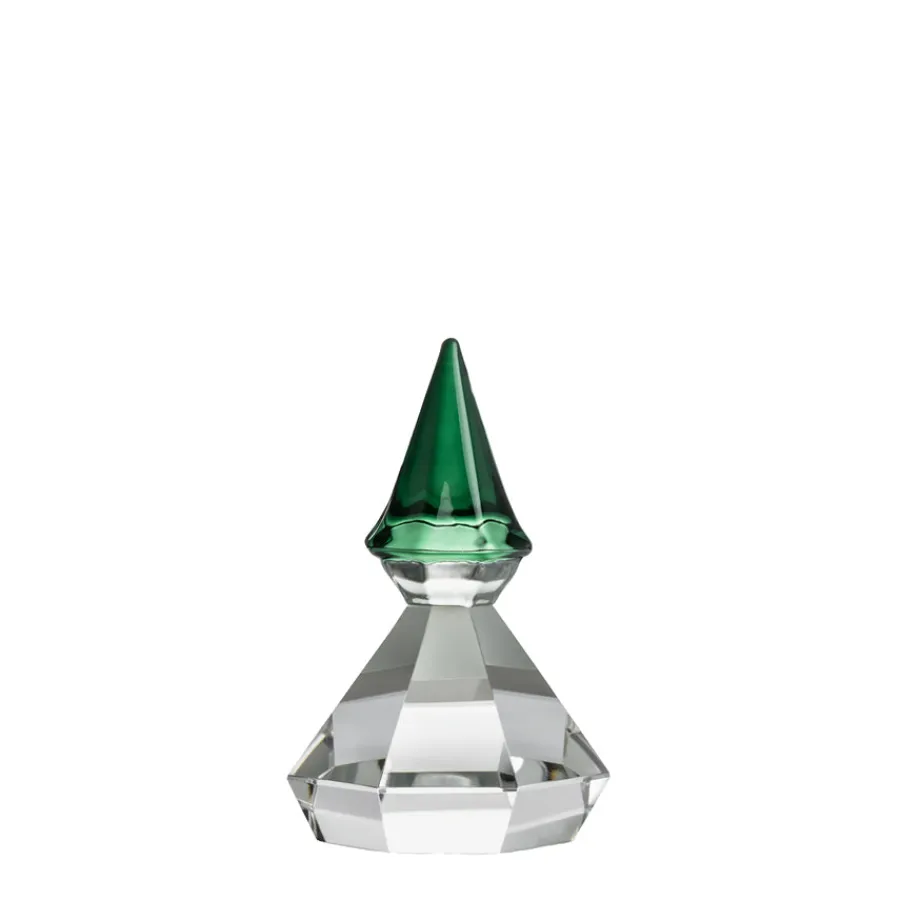 HADELAND GLASSVERK AS Julepynt-DIAMANTNISSE GRØNN LUE 9 CM Grønn