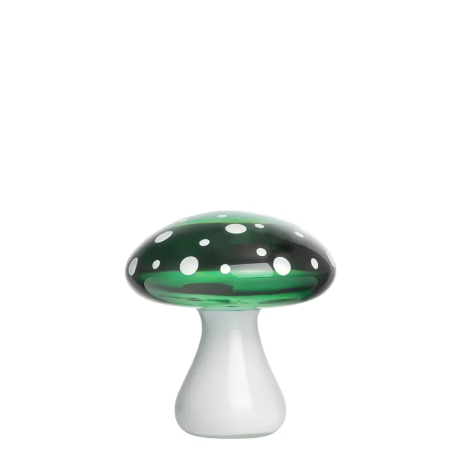 HADELAND GLASSVERK AS Julepynt-FLUESOPP GRØNN 6,2 CM Grønn