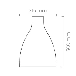 HADELAND GLASSVERK Taklamper|Forma-FORMA TAKLAMPE FRØYA SVART MATT