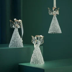 HADELAND GLASSVERK AS Julepynt-GLASS ENGEL HENG KLAR 3 PK
