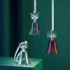 HADELAND GLASSVERK Julepynt-GLASSENGLER KLOKKE MIX 3 PK