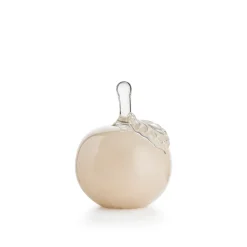 HADELAND GLASSVERK Glassfigurer-GLASSEPLE BEIGE 8CM