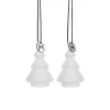 HADELAND GLASSVERK Julepynt-GLASSHENG GRAN FROSTET HVIT 2 PK