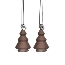 HADELAND GLASSVERK Julepynt-GLASSHENG GRAN FROSTET KAKAO 2 PK