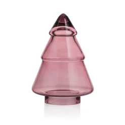 HADELAND GLASSVERK Julepynt-GLASSTRE ROSA 12,7 CM