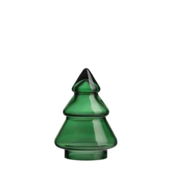 HADELAND GLASSVERK AS Julepynt-GLASSTRE VINTERGRØNN 9,8 CM Grønn