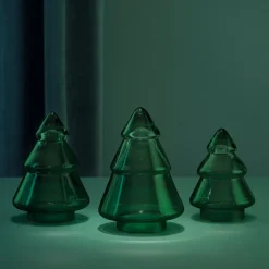 HADELAND GLASSVERK AS Julepynt-GLASSTRE VINTERGRØNN 11,5 CM Grønn