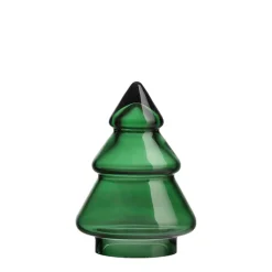 HADELAND GLASSVERK AS Julepynt-GLASSTRE VINTERGRØNN 11,5 CM Grønn
