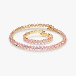 HADELAND GLASSVERK Halskjeder|Halskjeder-GLIM HALSKJEDE ROSA
