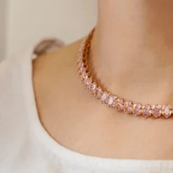 HADELAND GLASSVERK Halskjeder|Halskjeder-GLIM HALSKJEDE ROSA