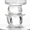 HADELAND GLASSVERK Lysestaker-ICE KUBBELYSESTAKE 13,5 CM