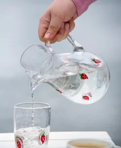 HADELAND GLASSVERK Mugger-JORDBÆR MUGGE 110 CL