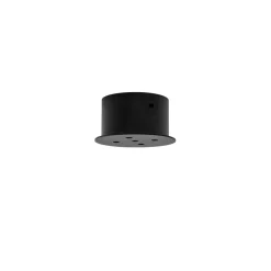 HADELAND GLASSVERK AS Taklamper|Baldakiner-KLYNGE BALDAKIN RUND Ø120MM 5 HULL Sort