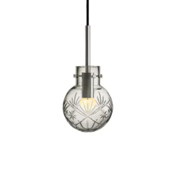 HADELAND GLASSVERK Taklamper|Krystallkuler-KRYSTALLKULE TAKLAMPE FINN 120MM Klar