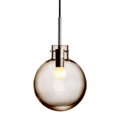 HADELAND GLASSVERK AS Taklamper|Krystallkuler-KRYSTALLKULE TAKLAMPE GLATT 200MM Kakao