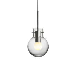 HADELAND GLASSVERK Taklamper|Krystallkuler-KRYSTALLKULE TAKLAMPE GLATT 120MM Klar