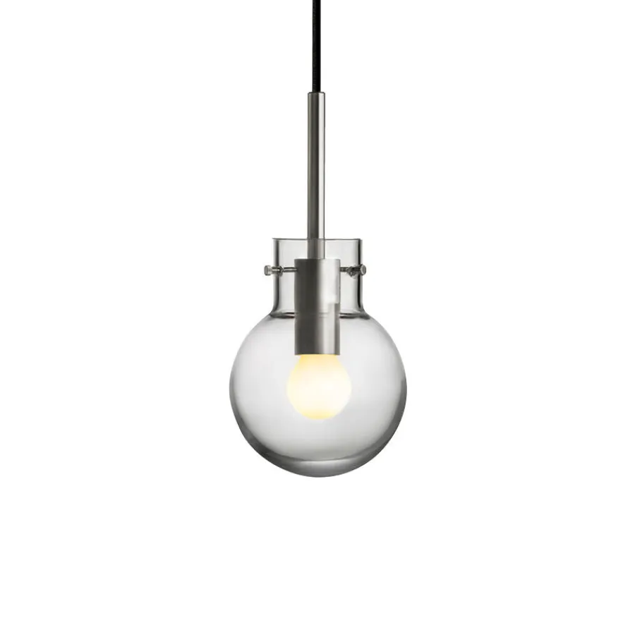 HADELAND GLASSVERK Taklamper|Krystallkuler-KRYSTALLKULE TAKLAMPE GLATT 120MM Klar