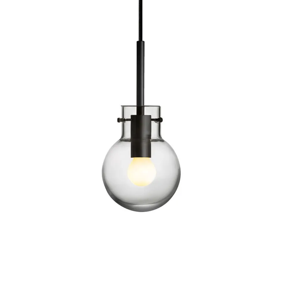 HADELAND GLASSVERK Taklamper|Krystallkuler-KRYSTALLKULE TAKLAMPE GLATT 120MM Klar