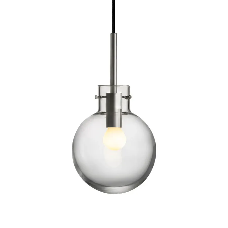HADELAND GLASSVERK Taklamper|Krystallkuler-KRYSTALLKULE TAKLAMPE GLATT 160MM Klar