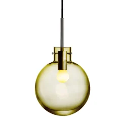 HADELAND GLASSVERK AS Taklamper|Krystallkuler-KRYSTALLKULE TAKLAMPE GLATT 200MM Oliven