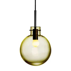 HADELAND GLASSVERK AS Taklamper|Krystallkuler-KRYSTALLKULE TAKLAMPE GLATT 200MM Oliven