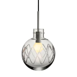 HADELAND GLASSVERK AS Taklamper|Krystallkuler-KRYSTALLKULE TAKLAMPE KRYSS 200MM Klar