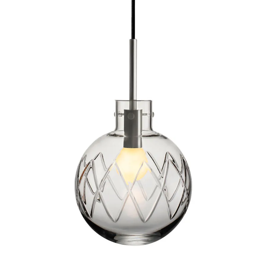 HADELAND GLASSVERK AS Taklamper|Krystallkuler-KRYSTALLKULE TAKLAMPE KRYSS 200MM Klar