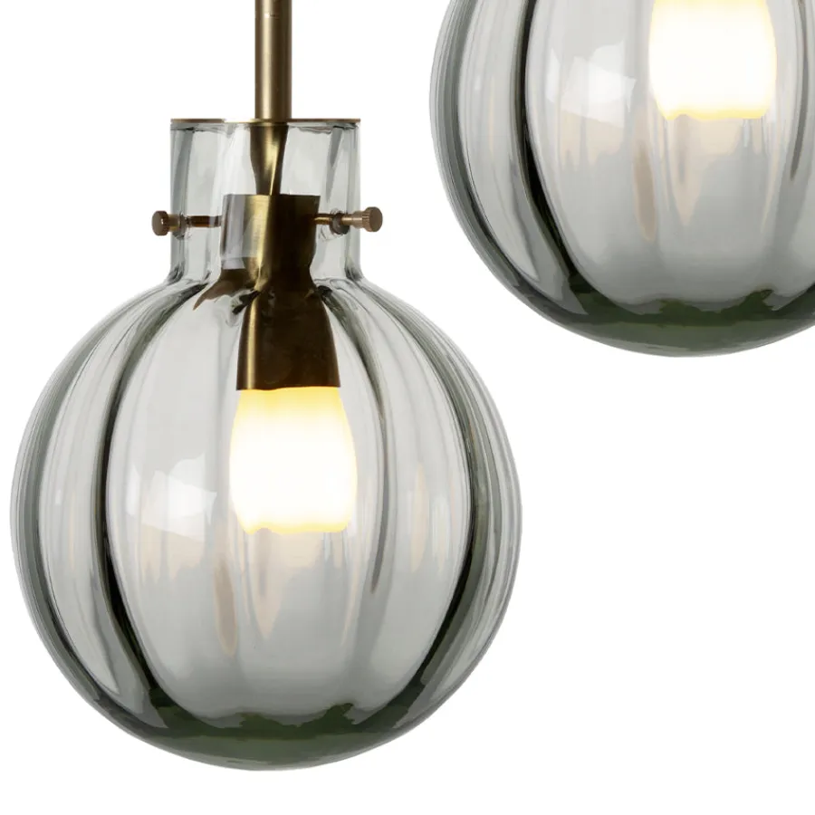 HADELAND GLASSVERK Taklamper|Krystallkuler-KRYSTALLKULE TAKLAMPE OPTIKK 120MM Klar
