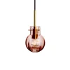 HADELAND GLASSVERK Taklamper|Krystallkuler-KRYSTALLKULE TAKLAMPE OPTIKK MORGENRØD 120MM