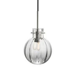 HADELAND GLASSVERK Taklamper|Krystallkuler-KRYSTALLKULE TAKLAMPE OPTIKK 160MM Klar