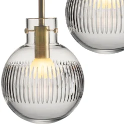 HADELAND GLASSVERK Taklamper|Krystallkuler-KRYSTALLKULE TAKLAMPE SKJÆR 160MM Klar