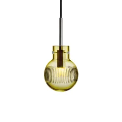 HADELAND GLASSVERK Taklamper|Krystallkuler-KRYSTALLKULE TAKLAMPE SKJÆR 120MM Oliven