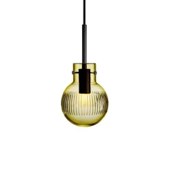 HADELAND GLASSVERK Taklamper|Krystallkuler-KRYSTALLKULE TAKLAMPE SKJÆR 120MM Oliven