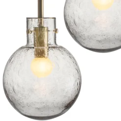 HADELAND GLASSVERK Taklamper|Krystallkuler-KRYSTALLKULE TAKLAMPE SODA 160MM Klar