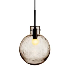 HADELAND GLASSVERK AS Taklamper|Krystallkuler-KRYSTALLKULE TAKLAMPE SODA 200MM Kakao