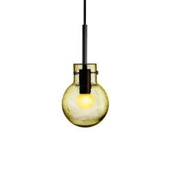 HADELAND GLASSVERK Taklamper|Krystallkuler-KRYSTALLKULE TAKLAMPE SODA 120MM Oliven