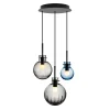 HADELAND GLASSVERK Taklamper|Krystallkuler-KRYSTALLKULE TAKLAMPE STJERNEHIMMEL 3 STK