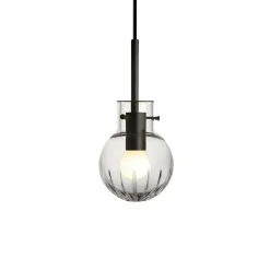 HADELAND GLASSVERK Taklamper|Krystallkuler-KRYSTALLKULE TAKLAMPE STOR STJERNE 120MM Klar