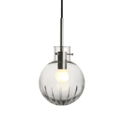 HADELAND GLASSVERK Taklamper|Krystallkuler-KRYSTALLKULE TAKLAMPE STOR STJERNE 160MM Klar