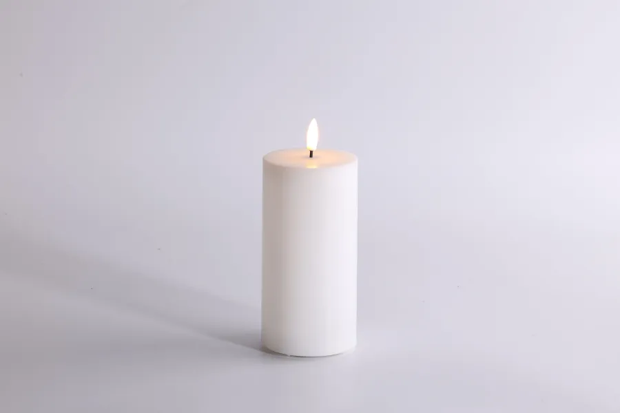PORSGRUNDS PORSELÆNSFABRIK Lys Og Led-Lys-KUBBELYS LED HVIT 15 CM