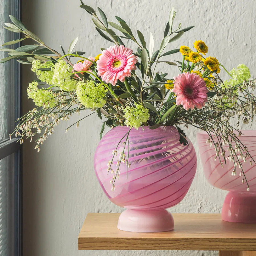 HADELAND GLASSVERK AS Vaser|Kunstglass-KUMI STOR VASE / Rosa