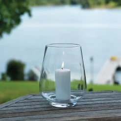 HADELAND GLASSVERK Lyslykter Og Lanterner-LANTERNE STORMLYKT 22CM KLAR