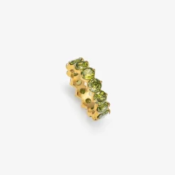 HADELAND GLASSVERK Ringer|Ringer-LYRA RING GRØNN